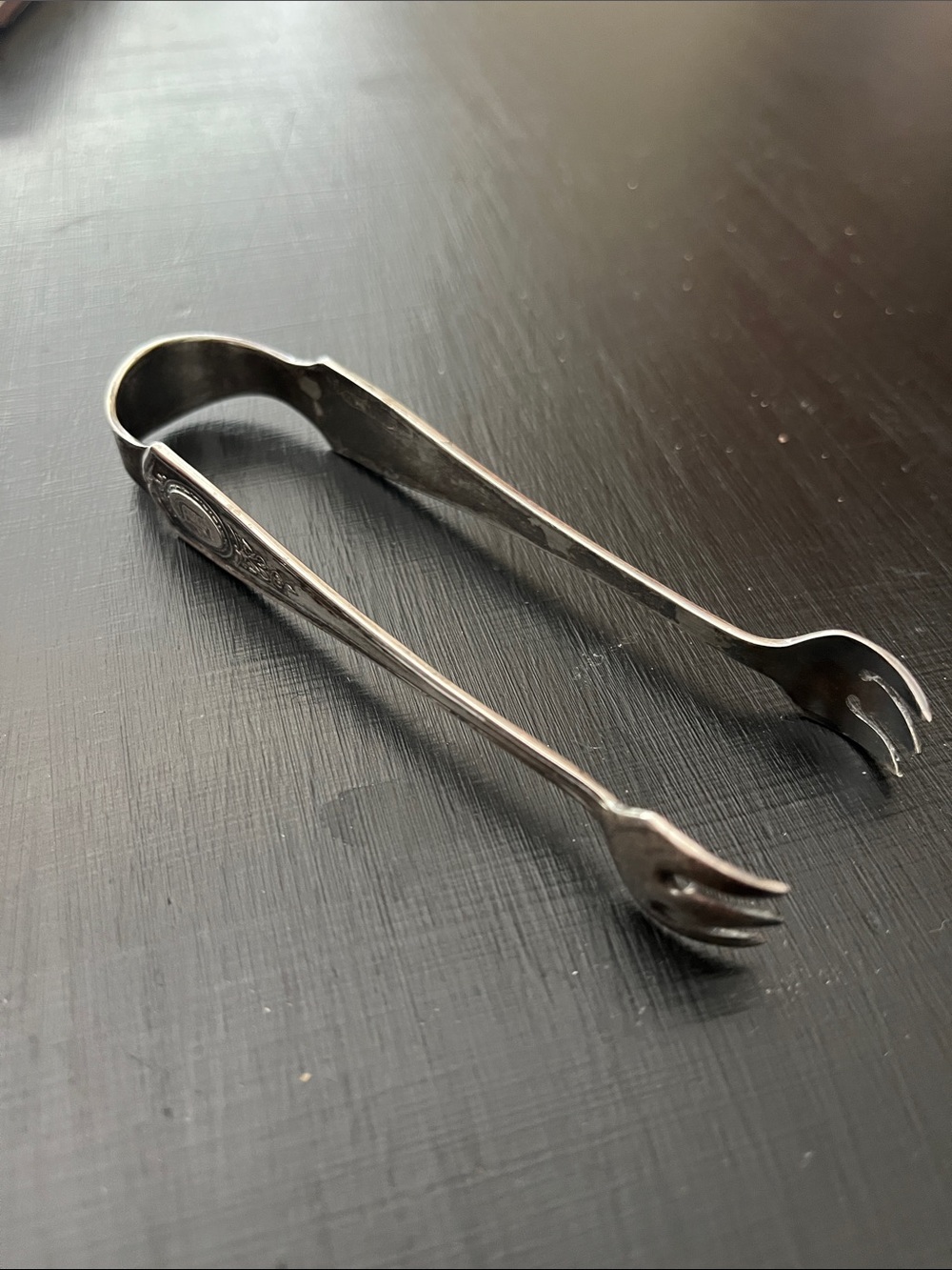 Vintage Sliver Plated mini Serving Tongs